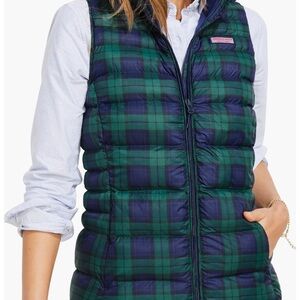 Women’s Vineyard Vines Channel Puffer Vest - Small